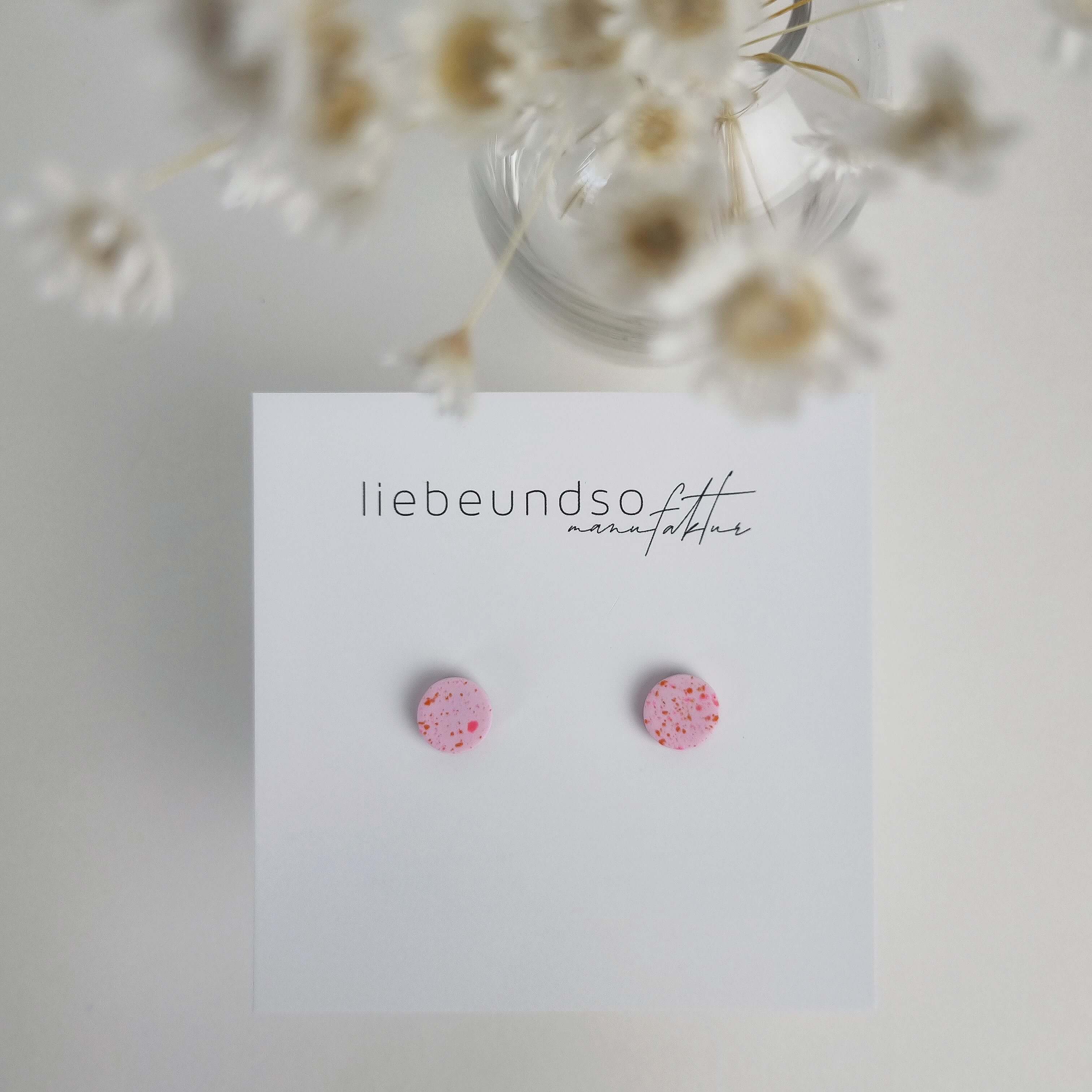 pink Terrazzo Stecker