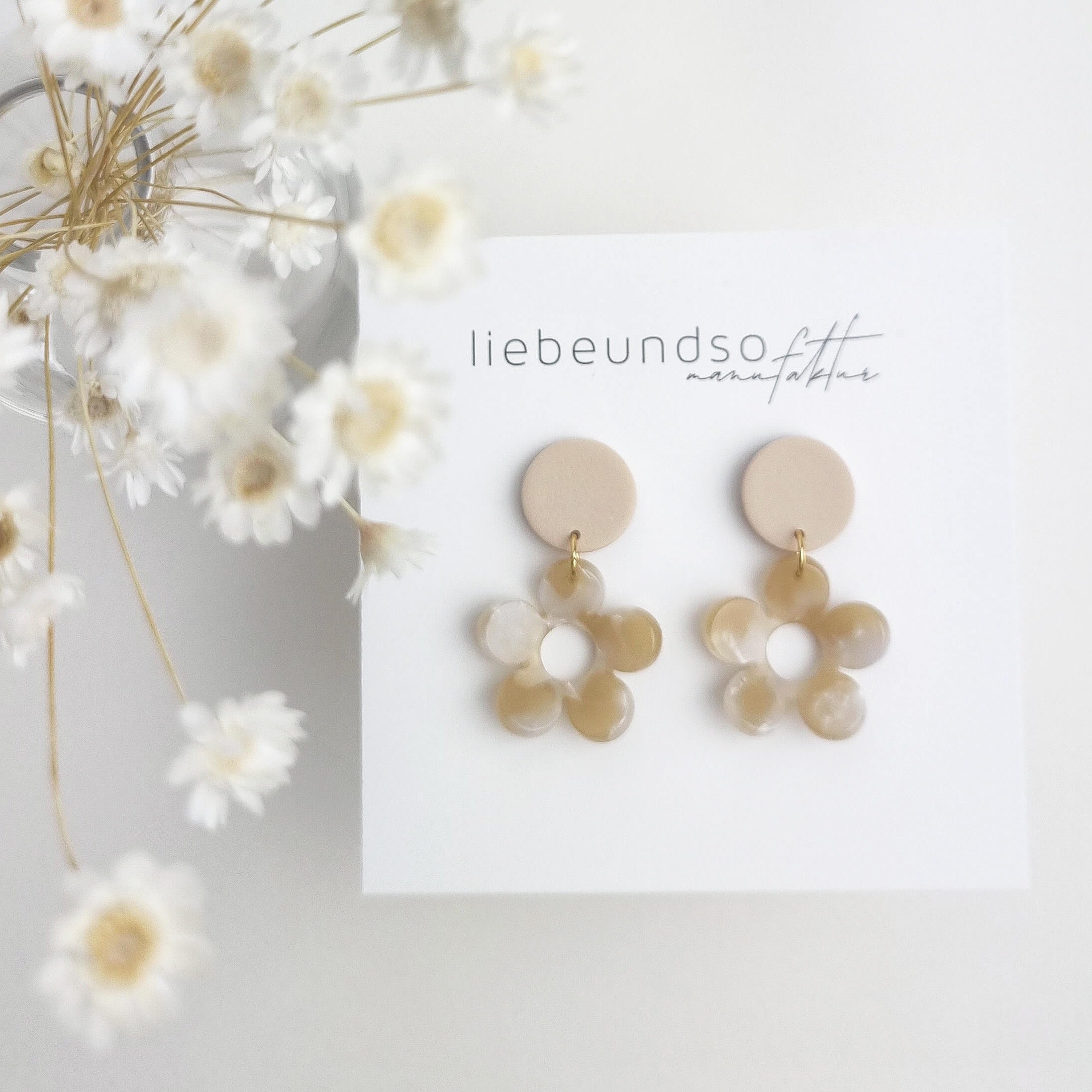 boho flower Ohrringe